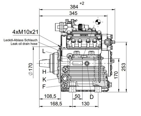 OEM размер автобуса кондиционирование воздуха холодильный компрессор FKX40 560TK для автобуса Хигера
